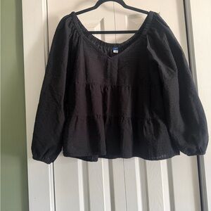 Old Navy Black Women's Blouse Size Large